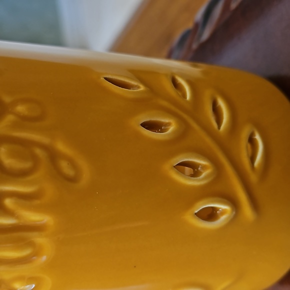 Yellow Blessings Decorative Jar Candle Holder - Picture 2 of 4